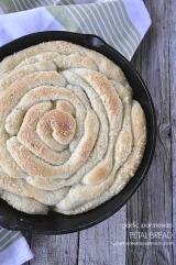 Garlic Parmesan Petal Bread from YourHomeBasedMom.com