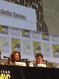 Steven Moffet, undoubtedly coming up with an evil plot using Michelle Gomez as Missy, aka The Master.